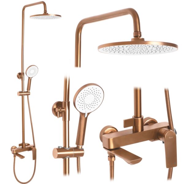 Kit de douche REA AVALON Copper BRUSH