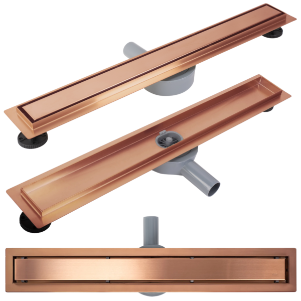 Drain linéaire REA Neox pro Brushed Copper 100