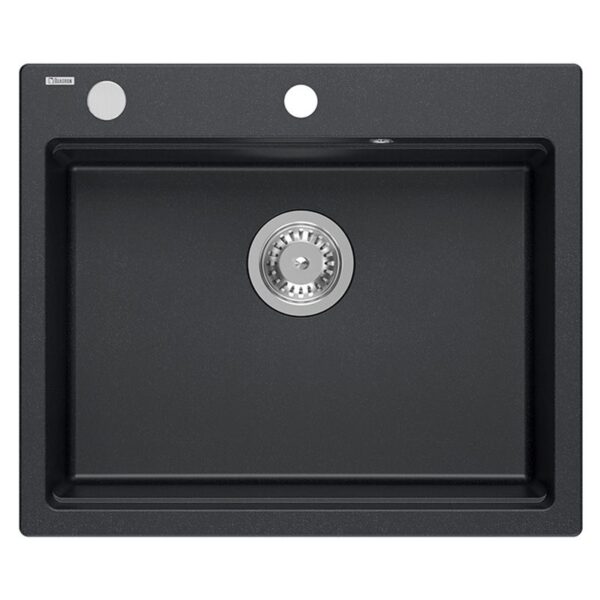 évier en granit KURT 110 WORKSTATION Black Dotted – Image 6
