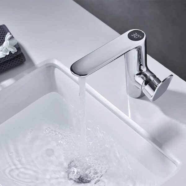 Robinet de lavabo Rea Mils LCD Chrom low – Image 2
