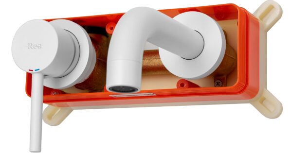 Robinet encastré Rea Lungo White Mat + BOX – Image 5