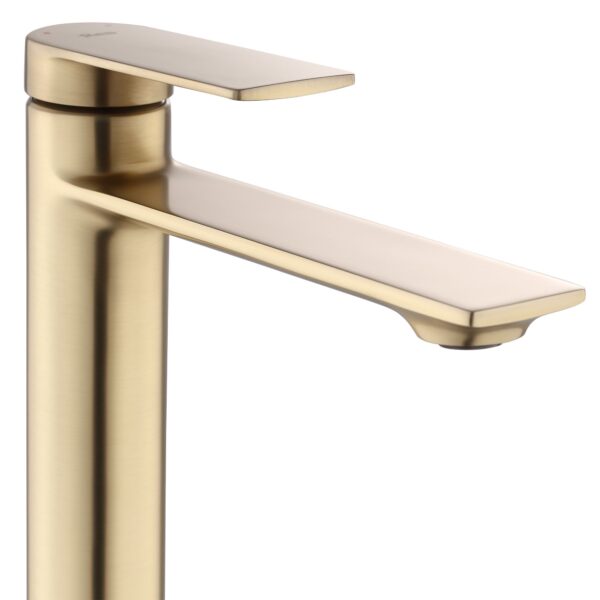 Robinet de lavabo REA Storm GOLD BRUSH High – Image 2