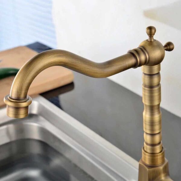 Robinet de lavabo Bona Old Gold High – Image 3