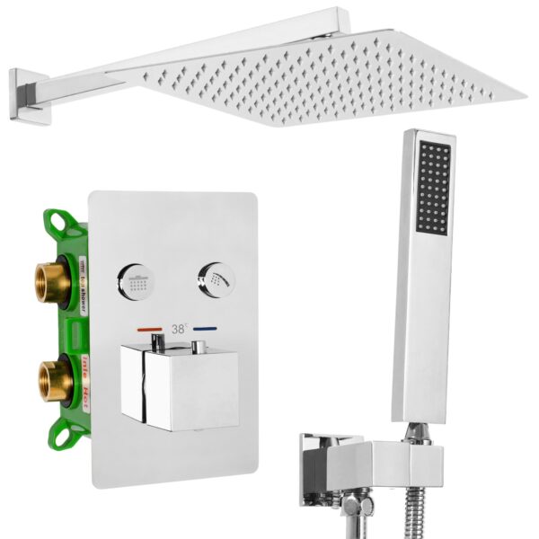 Kit de douche encastré Rea FENIX DAVIS CHROM  BOX