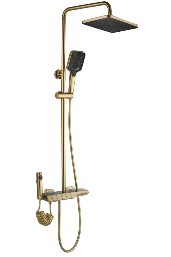 Kit de douche avec thermostat REA ROB Gold Brush – Image 6