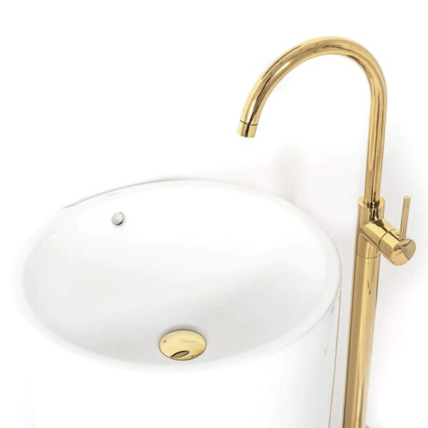 Robinet de lavabo Rea Lungo Ortis Gold – Image 4