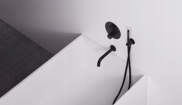 Robinet de Baignoire Encastré Rea Lungo Black + BOX – Image 7