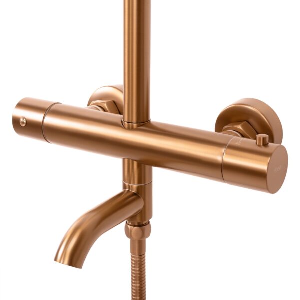 Kit de douche avec thermostat REA Lungo Copper Brush – Image 2