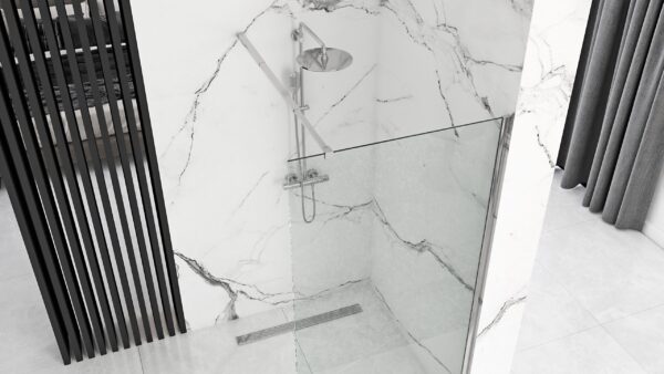 Paroi de douche Rea Aero N 100 Transparent – Image 2