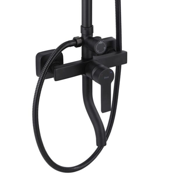 Kit de douche REA ARGUS BLACK MATT – Image 2