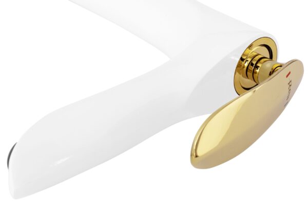 Robinet de lavabo Rea Orbit White Gold High – Image 4