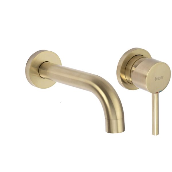 Robinet encastré Rea Lungo Gold Mat + BOX