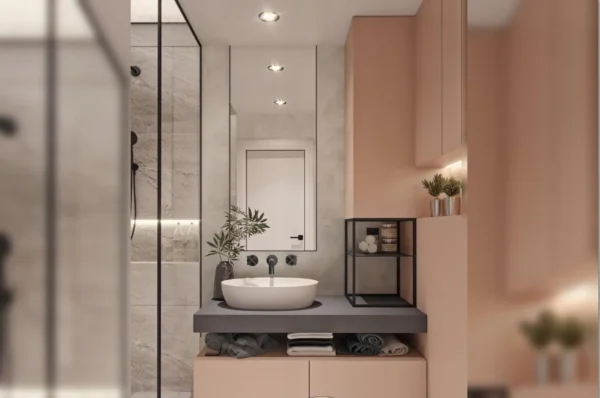 Robinet de lavabo encastré Rea Exit Black Mat – Image 5