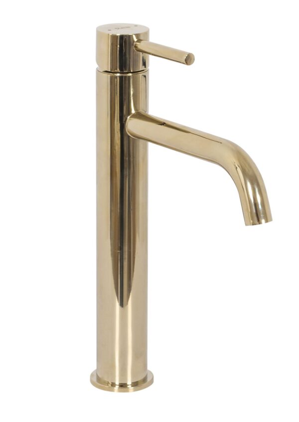 Set Vasque à poser Royal gold edge + Robinet de lavabo Lungo gold + Bonde gold – Image 3