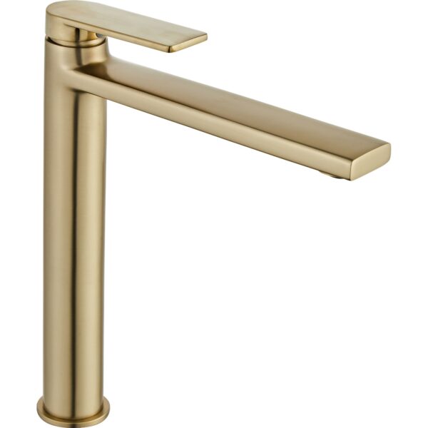 Robinet de lavabo Rea Verso Brush  Gold high
