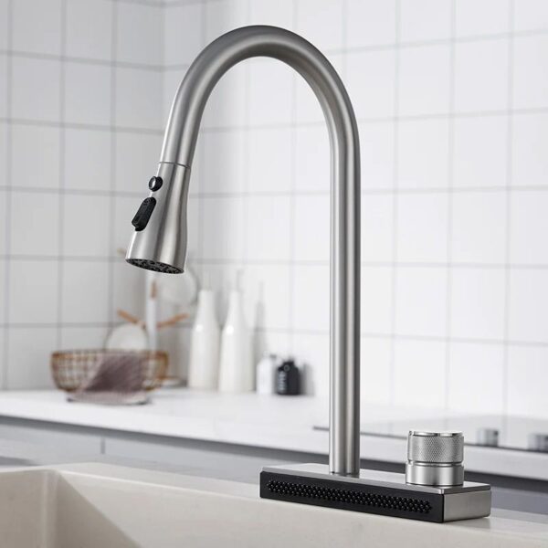 Robinet de cuisine REA CONOR BRUSH NICKEL – Image 2