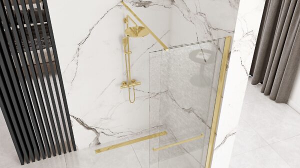 Paroi de douche Rea Cortis GOLD  120 – Image 4