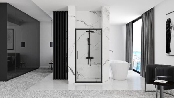 Porte de douche à entrouvrir Rapid Swing 100 – Image 2