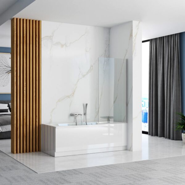 Pare-baignoire Rea Lagos Fix 70 Chrome – Image 2