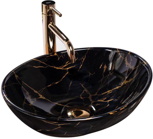Vasque à poser Rea Sofia Black Marble