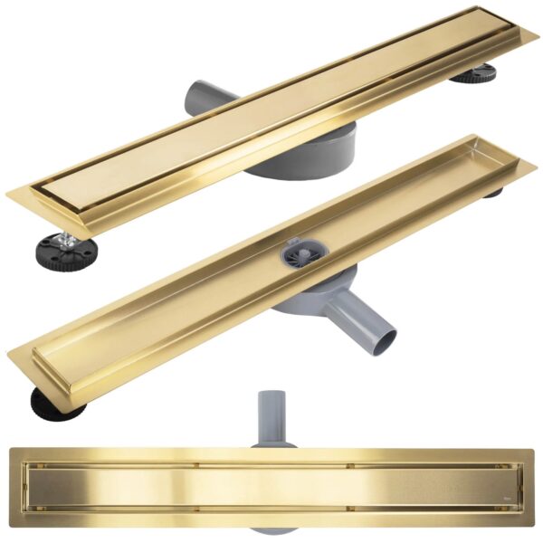 Drain linéaire REA Neox pro Brush Gold 90