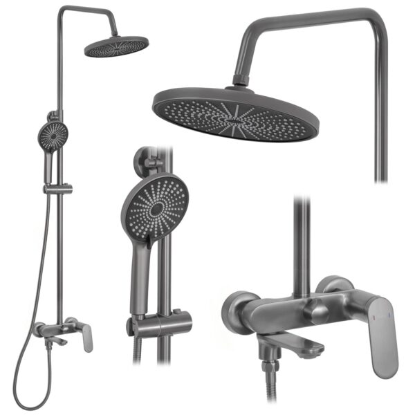 Kit de douche REA Marco Gun Grey