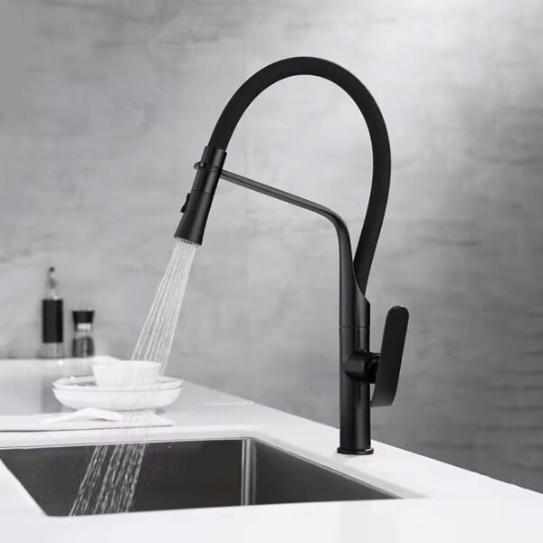 Robinet de cuisine Rea Castor Black Mat – Image 2