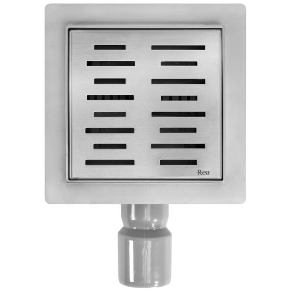 Drain linéaire REA LINE 150x150 Nickel Brush – Image 2