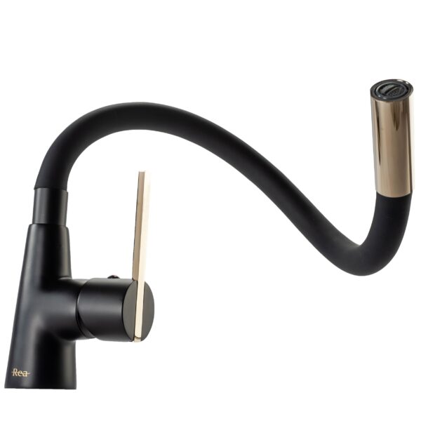 Robinet de cuisine Rea ICON Black/Gold – Image 6