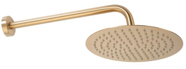 Colonne de douche-baignoire encastrée Rea Lungo Brush Gold + BOX – Image 3