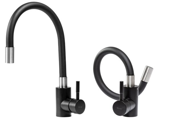 Robinet de cuisine Rea Clever Black / Chrome – Image 2
