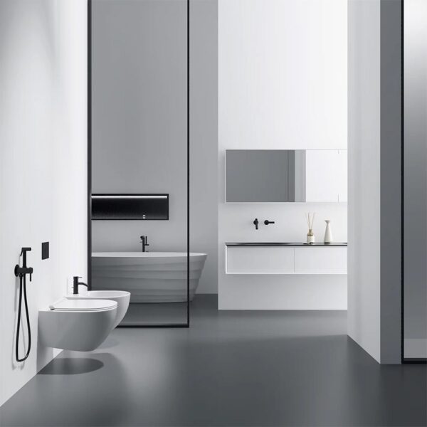ROBINET DE BIDET ENCASTRÉ REA  Lungo LOOP BLACK – Image 4