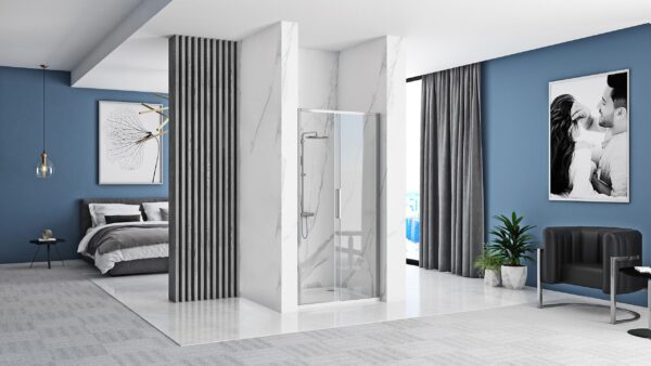 Porte de douche REA Rapid Slide 100 Chrom – Image 2