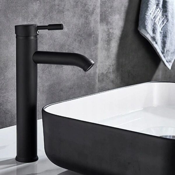 Robinet de salle de bain Rea Graf Black High – Image 8