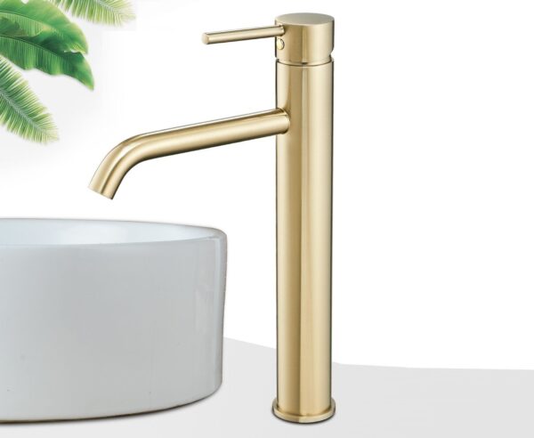 Robinet de lavabo Rea Lungo L.Gold High – Image 3