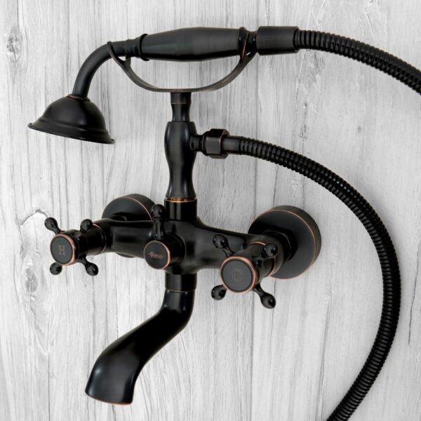 Robinet de baignoire Rea Retro Old Black – Image 2