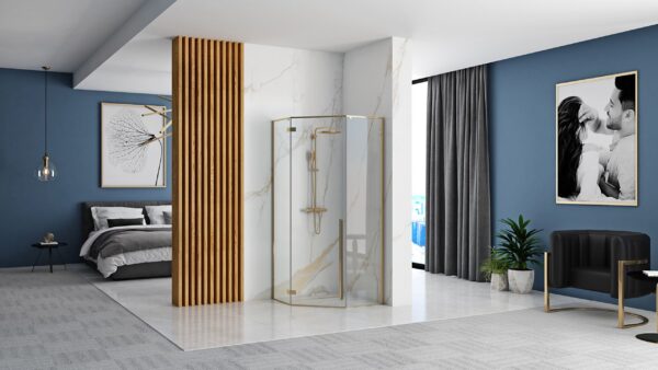 Cabine de douche DIAMOND GOLD 90x90 – Image 4
