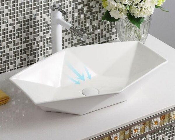 Vasque à poser Rea Vegas White – Image 6