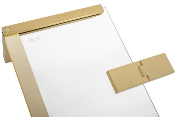 Cabine de douche REA Hugo 80x80 Gold Brush – Image 6