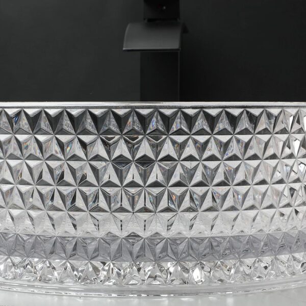 Vasque à poser Rea Cristal Transparent – Image 4