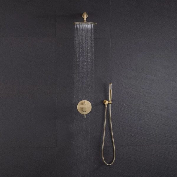 Kit de douche encastré REA Lungo Gold Matt + BOX – Image 2