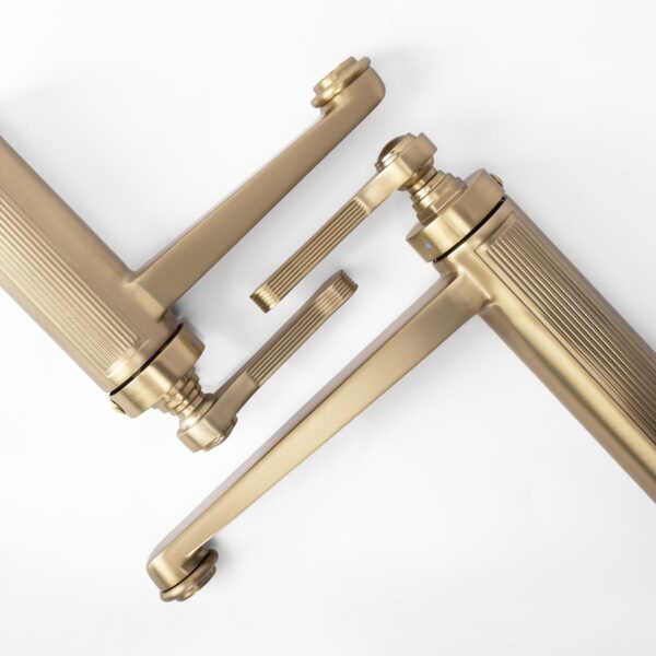 Robinet de lavabo Rea Monaco Gold Brush Low – Image 7
