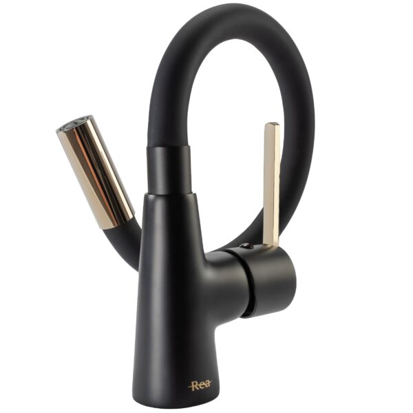 Robinet de cuisine Rea ICON Black/Gold – Image 5