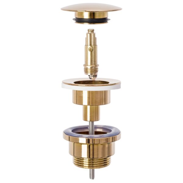 Siphon de lavabo Clic-Clac Universel Rose Gold – Image 3