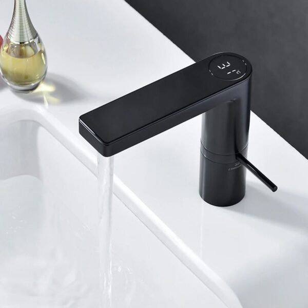 Robinet de lavabo Rea Amar LCD Black low – Image 2