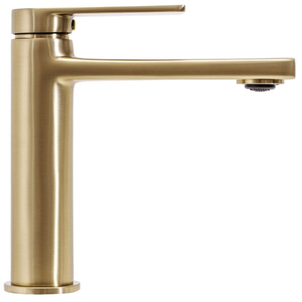 Robinet de lavabo Rea Verso Brush  Gold low – Image 2