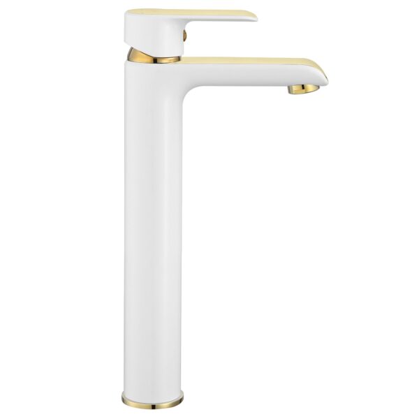 Robinet de lavabo REA Bloom white gold High – Image 2