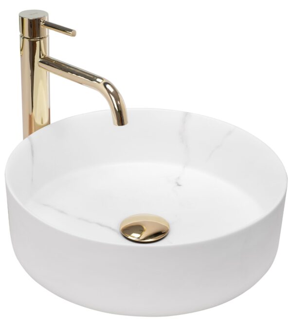 Vasque à poser Rea Sami Marble Mat