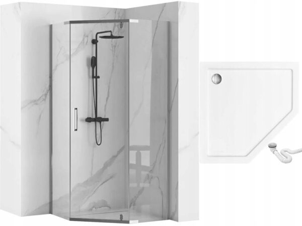 Cabine de douche AXIN Chrom 90x90 – Image 7