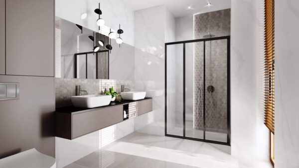 Porte de douche Rea Alex Black 90 – Image 8
